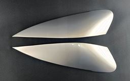 Накладки на фары широкие (реснички) для Mitsubishi Lancer 9 (2003-2010)